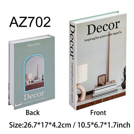 Morandi Decorative Book Open Luxury Fake Book Storage Box Home Decor Matisse Boho Bauhaus Coffee Table Shelf Interior Decoration