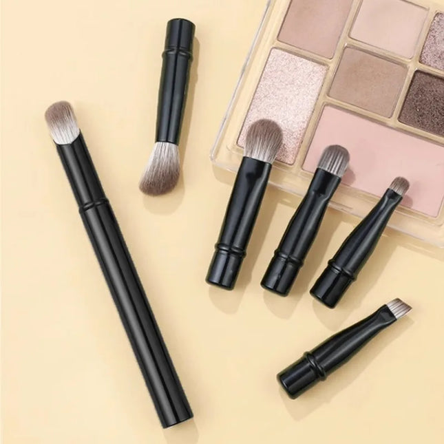 6pcs/box Mini Makeup Brush Set Professional Portable Foundation Concealer Eyeshadow Powder Blush Brush Beauty Makeup Tools