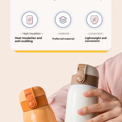 200ML/350ML Stainless Steel Pocket Cup Travel Thermal Coffee Mug Mini Thermos Cup Vacuum Flask Insulated Cup Sport Water Bottle
