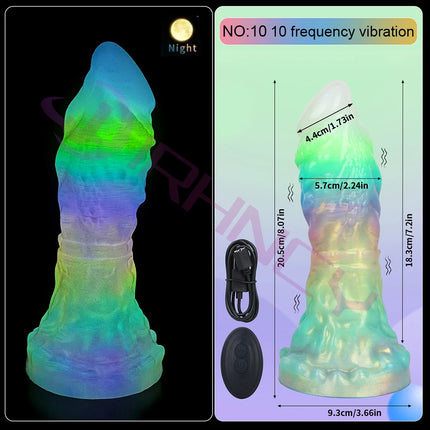 Vibrator Anal Dildos for Women Masturbator Consolador Silicone 10 Frequency Vibrador Anal Plug 18+ G Spot Clitoral Stimulator