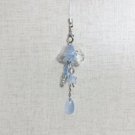 Handmade jellyfish mobile phone charm y2k original  keychain
