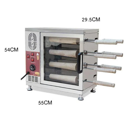 Italy Pastry Chimney Cake Cak Oven Machine Commercial Chimney Cake Roller