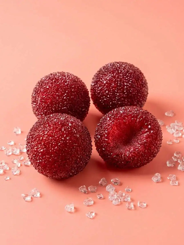 Waxberry Maltose Squishy Toy, Realistic Fruit Slow Rising Squeeze Toy, Fluffy Soft Elastic Stress Relief Fidget Toy, Viral Mood