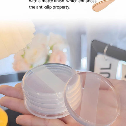 1pcs，Transparent silicone powder puff, super soft jelly air cushion powder puff, dry and wet sunscreen liquid foundation puff