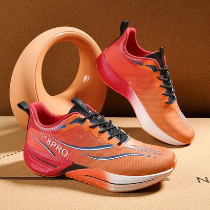 Men Sports Running Shoes Casual Marathon Breathable Lightweight Women's Comfortable Athletic Nonskid Walking Sneakers Outdoors
