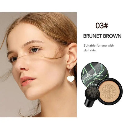 BB CC Cream  Face Foundation Concealer Cushion Mushroom Base Waterproof Brighten Makeup Brightening Tone Cosmetics Korea Make up