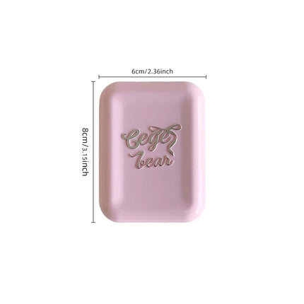 Gege Bear 2-in-1 Highlighter Blush Powder With a Powder Puff Multi-functional Makeup Brightening Natural Matte Makeup