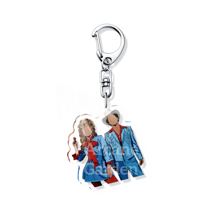 Lady Gaga Abracadabra Sexy Actress Acrylic Icon Keychain Cool Bag Charm Pendant Fan Key Chain Souvenir Creative Friend Kingring