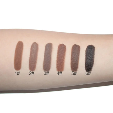 IMAGIC Professional Eye Brow Tint Makeup Tool Waterproof Brow Cream 6 Color Black Brown Eyebrow Gel With Brow Brush