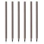 6 PCS Brown Pencils