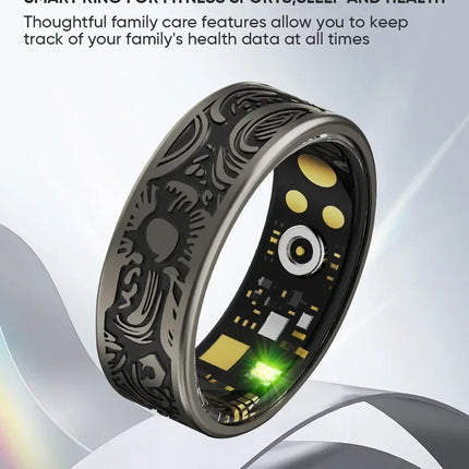 Lenovo Smart Ring Men Women Multi-sport Mode Tracker Heart Rate Blood Pressure Blood Oxygen Sleep Monitoring for Android IOS