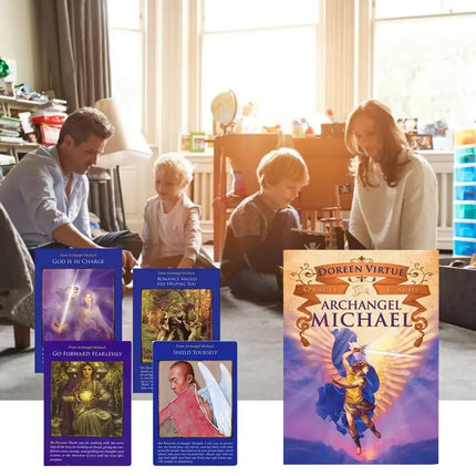 NEW Archangel Michael Oracle Tarot Cards Board Games English Funny Board Tarot Deck Table Games PDF For Families Party