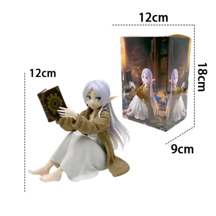 12CM Frieren Anime Figure - Cute Night-Suit Action Figure Figurine Model Doll Toy for Desktop Collection beyond Journey's End
