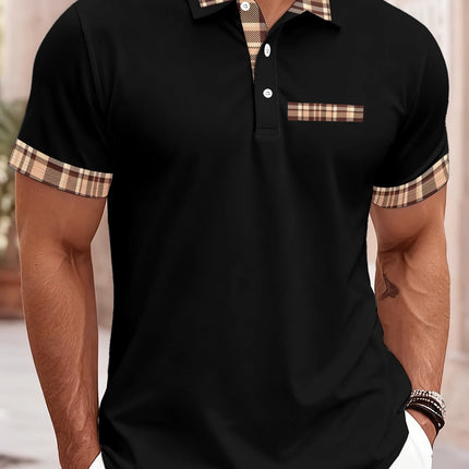 2026 Summer Men's Polo Shirt - 3D Printed Design Breathable Lightweight Thin Casual Simple Versatile Men's Clothing