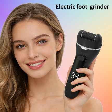 Rechargeable Electric Callus Remover Professional Pedicure Machine with 3 Foot File Grinder Heads for Dead Skin Removal