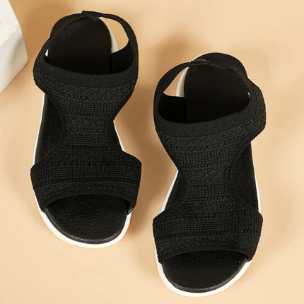 Toe open spot 2025 fish mouth casual fashion sandals low-heeled women