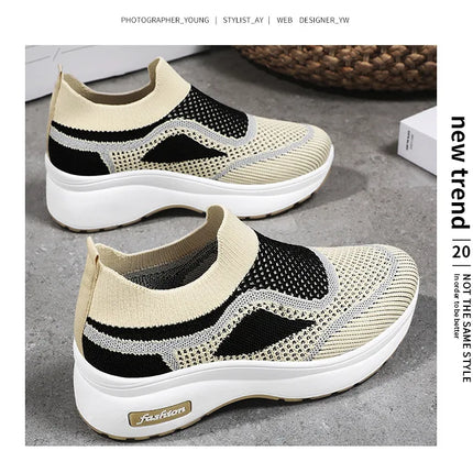 Women's Luxary Chunky Sneakers 2025 trend Fashion Mesh Breathable Shoes for women Sports Running Casual Ladies Fitness Vulcanize