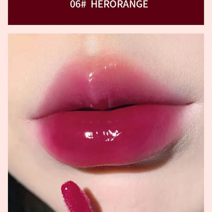 Moisturizing Plump Lips Mirror Effect Lip Color Non Greasy Texture Liquid Lip Pigment Not Easy To Stick Lightly Lip Glaze