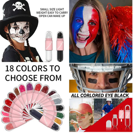 Halloween Lip Gloss Set, 3-Piece Non-Stick Shiny Lipstick, Glittery Purple and Black Lip Colors, Long-Lasting, Non-Transfer
