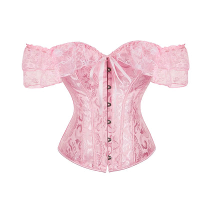 Lace Corset Top Women Shapewear Fajas Waist Trainer Slimming Lingerie Blouses Body Shaper Woman Corsets Sexy Outwear Shaping Tops