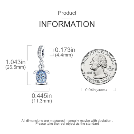 Charm Silver 925 Beads Blue Series Fit Bracelet Charms DIY Original Fashion  Pendants For Jewelry Maing