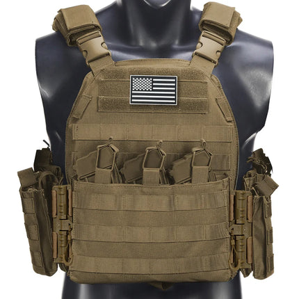 Tactical Hunting Vest - Quick-Release Shoulder & Waist System
