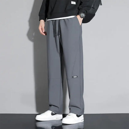 10XL Casual Pants Mens Straight Loose Trousers Men Clothing Elastic Waist Quick Dry Pants Summer Fashion Oversized Joggers Pants