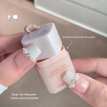 Moisturizing Natural Concealer Cream Covers Acne Marks Dark Circles Beige Tone Matte Brighten Face Gege Bear Concealer Makeup