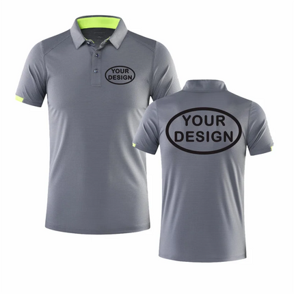 Summer Quick Drying POLO Shirt Logo Custom Printing Embroidery Golf Custom Your Logo Sports T-shirt Top