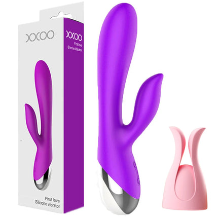 10 Speed G Spot Vibrator USB Rechargeable Powerful Dildo Rabbit Vibrator for Women Clitoris stimulation Massage Adult sex toys