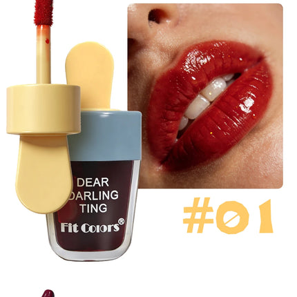Moist Smooth Ice Cream Dyed Lipstick - Easy To Color Long-lasting Sweatproof No Cup Staining MakeupEssential Ice Cream Liptint