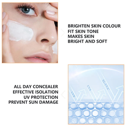 Korea 10 vials 5ml BB Cream Glow Ampoule Essence Kit Semi-permanent Niacinamide Whitening Foundation Concealer Cream Skin Care