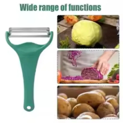 Multi-function Stainless Steel Vegetable Slicer, Cabbage Shredder & Potato Peeler for Kitchen