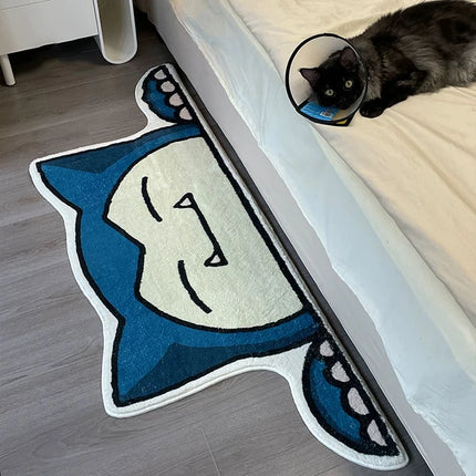 Snorlax Design Carpet Soft and Durable Perfect Home Decor To Add A Touch of Anime Charm Ideal Gift for Pokémon Fans