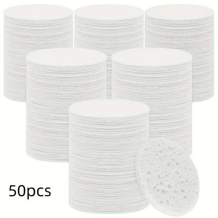 50/20/10PCS Compressed Facial Sponge Cosmetic Hydrotherapy Sponge Suitable for Daily Cleansing, Makeup Removal, and Exfoliation