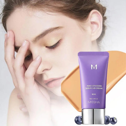 MISSHA Concealing BB Cream Provide Hydration Cover Dullness Fine Line Lightweight Breathable Create Natural Flawless Base Makeup