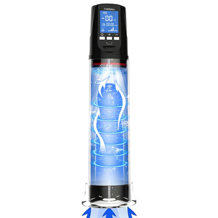 Electric Penis Enlarge Vacuum Pump Automatic Vacuum Suction Massager Dick Erection Enhancement Trainer Glans Trainer For Men