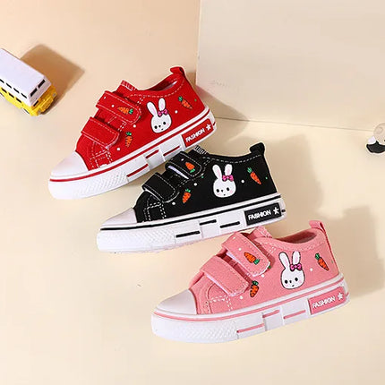 New Fashio Kid Shoe Boy Sneaker Shoe Spring Autumn Children Cartoon Canvas Sports Shoes Boys Girls Baby Board Shoes with Leisure