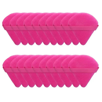 2/5/10/20Pcs Triangle Powder Puff Wet Dry Use For Loose Powder Liquid Cosmetic Soft Plush Powder Puff Makeup Foundation New In T