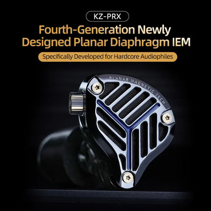 KZ PRX In-Ear Planar Driver Wired Headphones Hi-Fi Bass Monitor Earbuds Sports Headphones Music Headphones