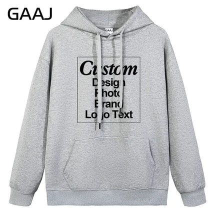 High Quality Custom Hoodie Cotton Sweatshirt Print Embroidery Brand Logo Text Photo Design Men Women Famliy Team Clothing 300g