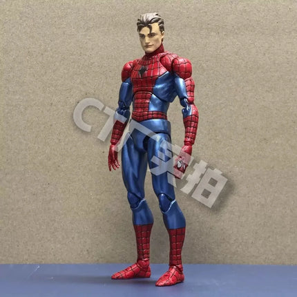 Ct Toys Spiderman Figure Mafex 075 The Anazing Spider-Man Comic Ver Mafex 185 Anime Action Figure  Model Doll Customized Toys