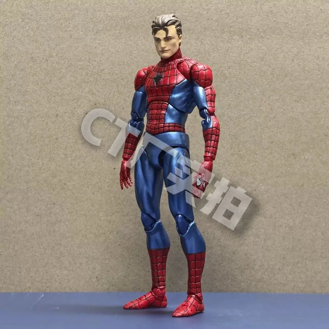 Ct Toys Spiderman Figure Mafex 075 The Anazing Spider-Man Comic Ver Mafex 185 Anime Action Figure  Model Doll Customized Toys