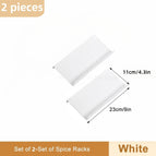 2 pieces white rack