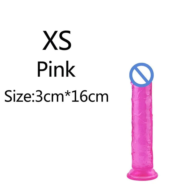 Huge Realistic Flesh Dildo Vagina Anal Butt Plug Strap-On Penis Suction Cup for Women Adult Vibrator Sex Toy Shop Pussy Pump