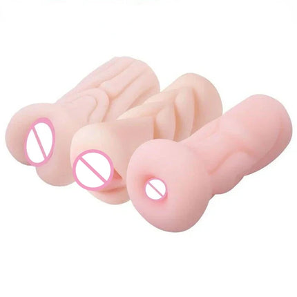 Male Masturbator Realistic Vagina Anal Blowjob Portable Masturbation Cup Soft Real Skin Pocket Pussy 18+ Erotic Sex Toys for Men