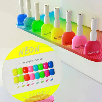 High-end Cream Milk 6pcs Gel Nail Polish Set 15ml Soak Off UV LED Gel Varnishes With Free Color Card For Nail Salon Lacquer 15ml