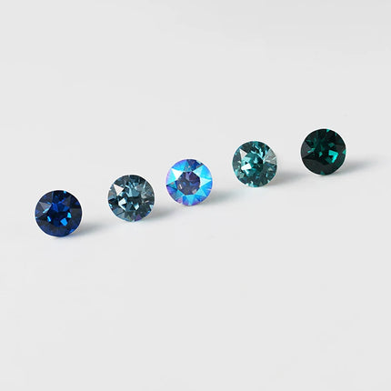 (Wholesale) Stainless Steel Stud Earrings Genuine Crystals from Austria for Women Girls Wedding Party Jewelry 4/6/8mm
