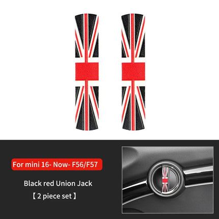 Car Door Handle Decoration Leather Sticker For Mini Cooper JCW F56 F60 F55 F54 R56 R60 R55 Countryman Car Interior Accessories