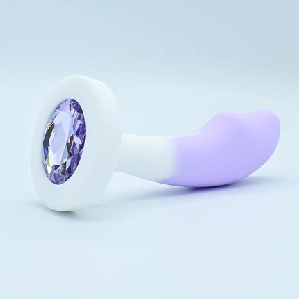 Silicone Anal Plug G-point Massage Gem Crystal Base Butt Plug Anal Masturbation Stimulator Anal Dilatancy Dildos Adult Sex Toys